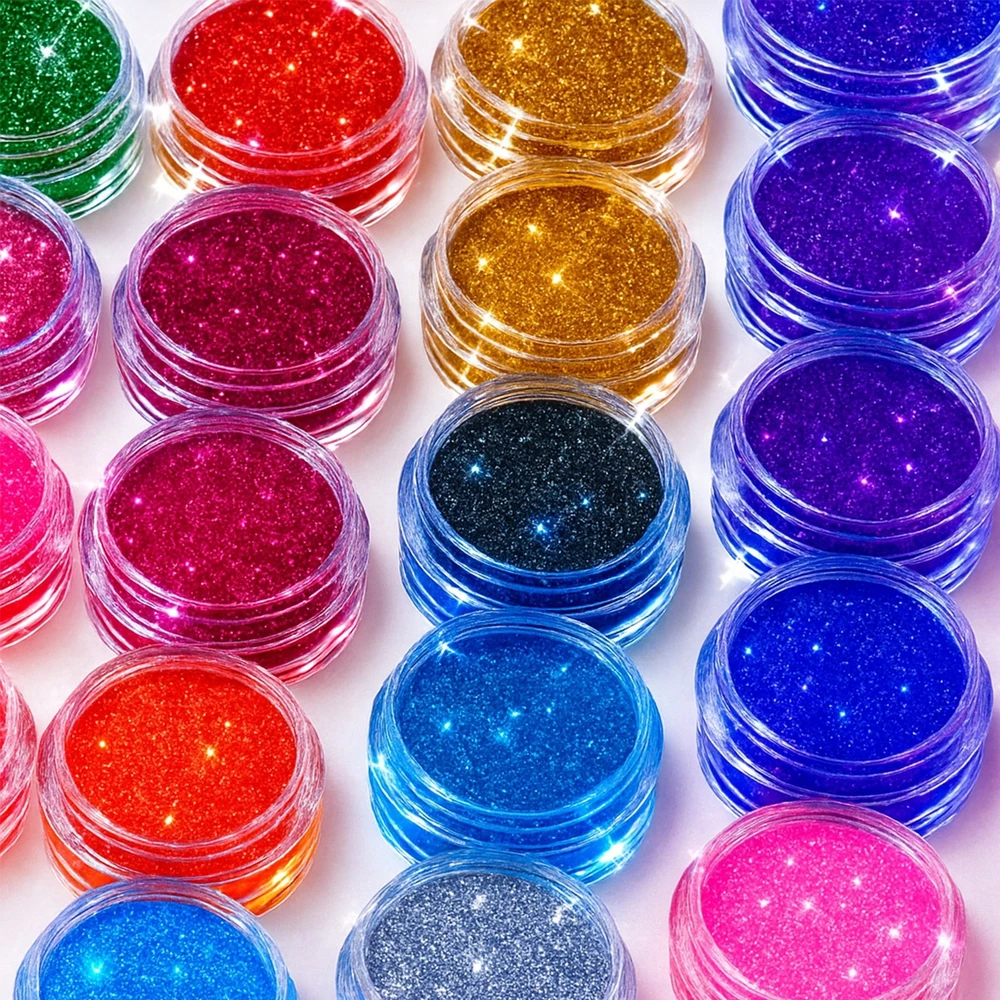 SquishySquishies Didelis rinkinys GLITTER TATTOOS Plaunamas Glitter BOX GLITTER