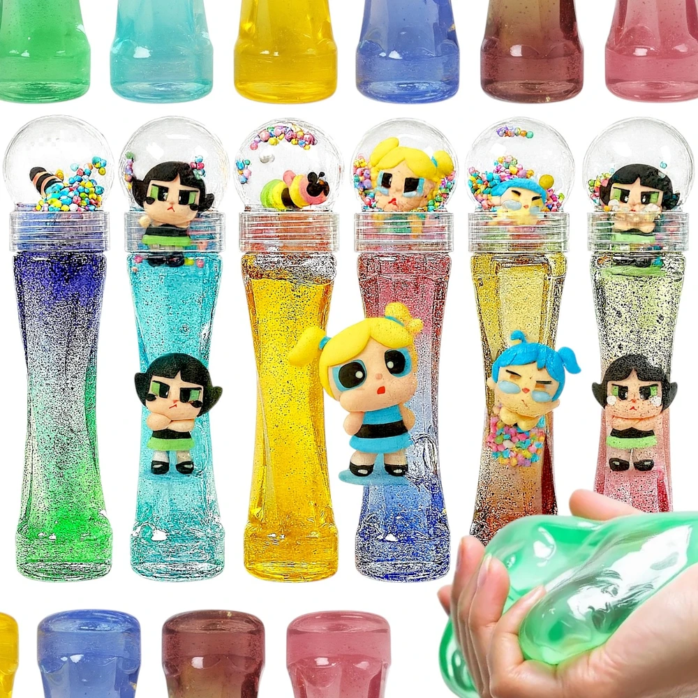 SquishySquishies Didelis SLIME Cry Baby SET CREATIVE SENSORY FUN 6 vnt su pabarstukais