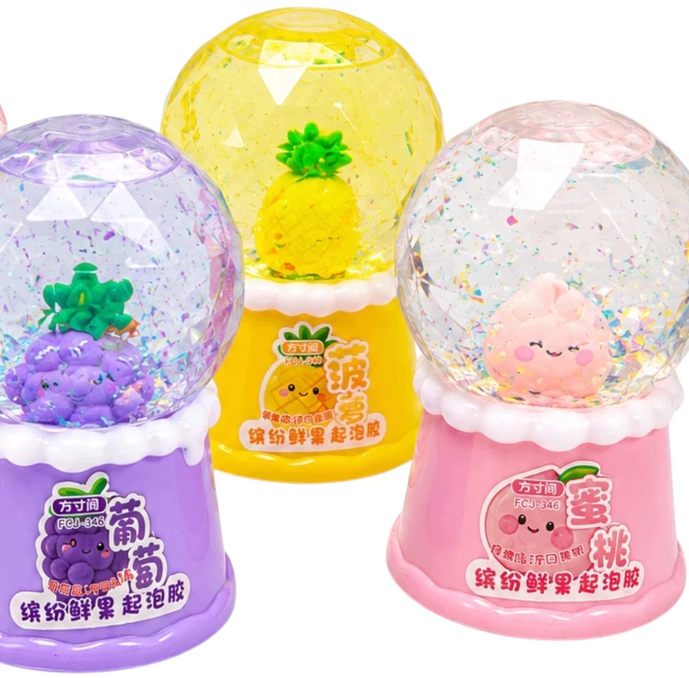 Squishysquishies GELIO ŽAISLAS SLIME GLITTER BALL JUTIKLIO MASĖS GALAXY