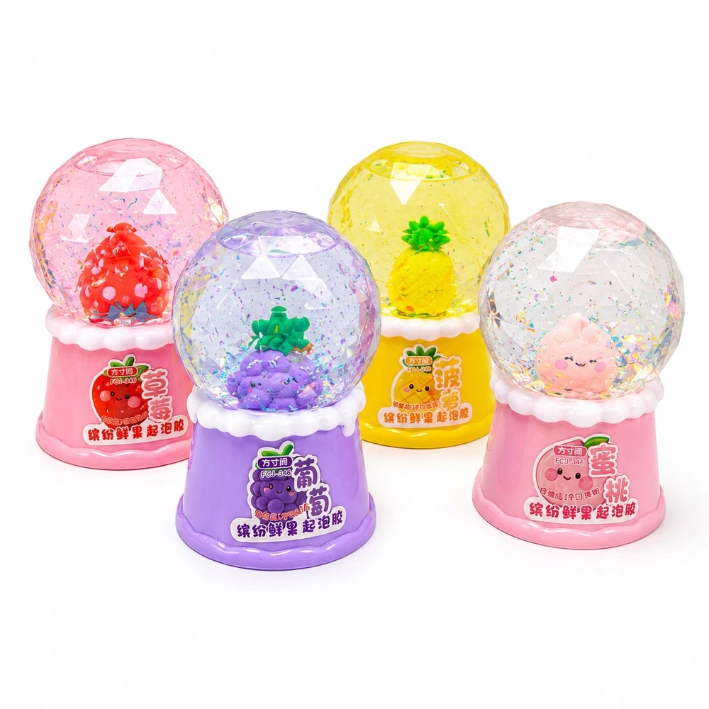 Squishysquishies GELIO ŽAISLAS SLIME GLITTER BALL JUTIKLIO MASĖS GALAXY