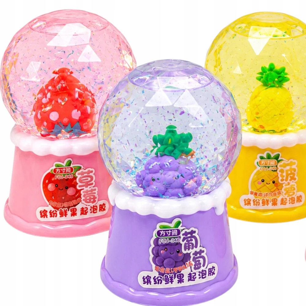 Squishysquishies GELIO ŽAISLAS SLIME GLITTER BALL JUTIKLIO MASĖS GALAXY
