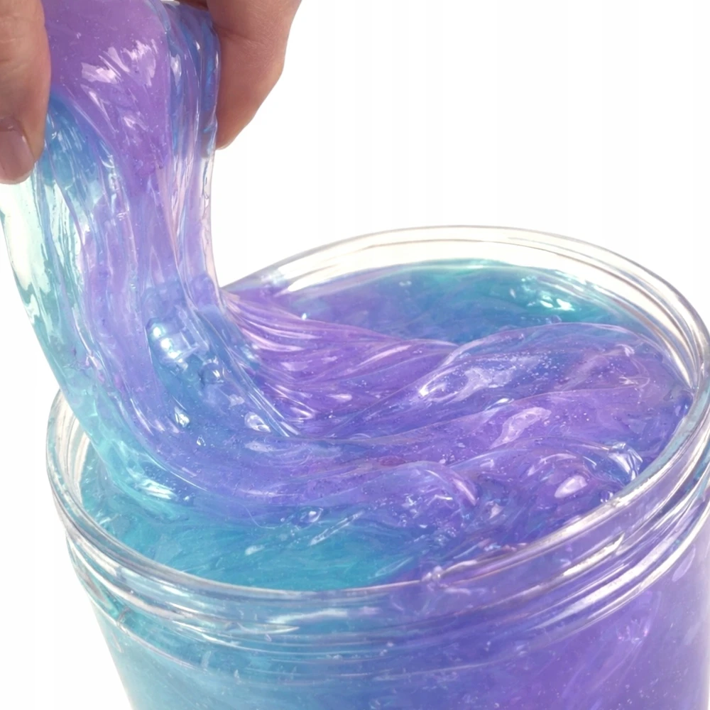 SquishySquishies JAR OF SLIME RUNNING galactic in in the PLASTIC MASS sensorinis IS