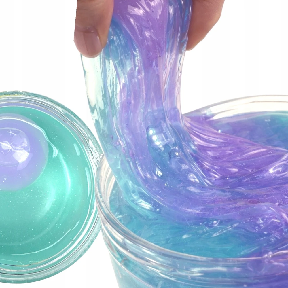 SquishySquishies JAR OF SLIME RUNNING galactic in in the PLASTIC MASS sensorinis IS