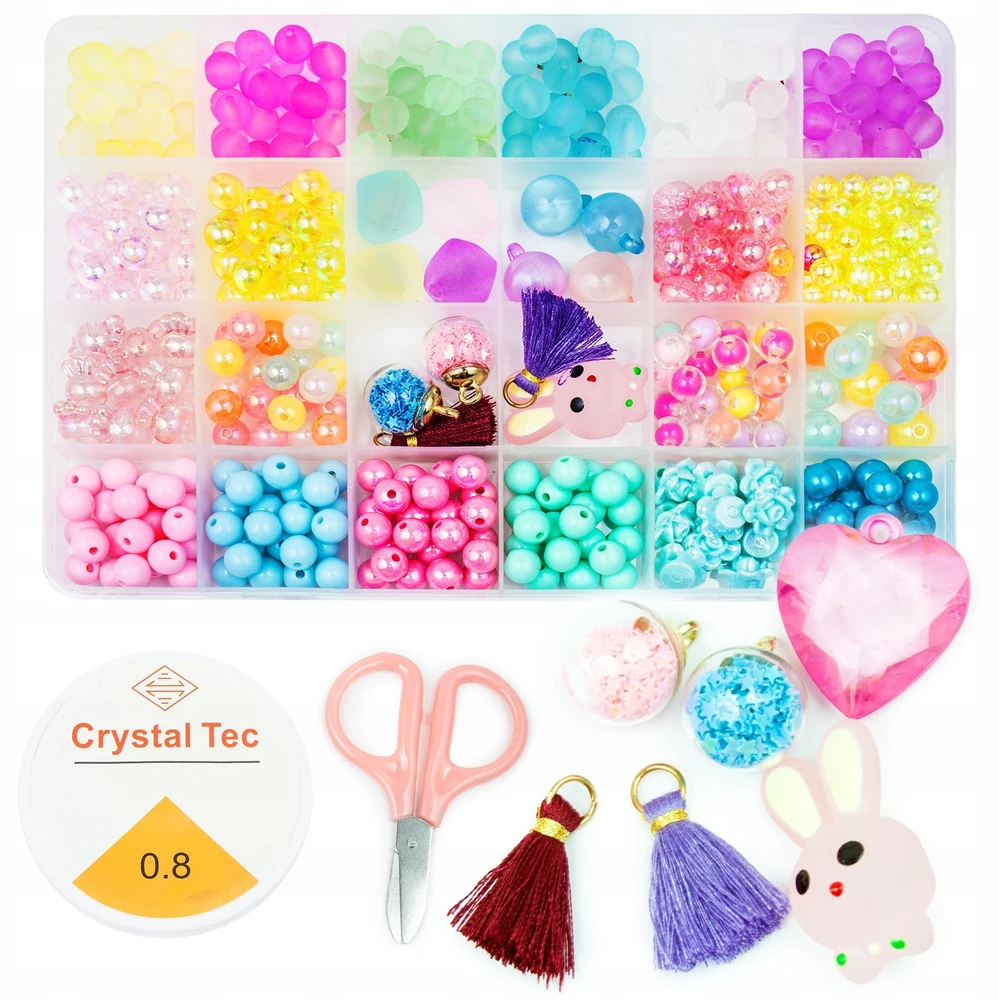SquishySquishies KAROLIŲ RINKINYS KARALIUKAI APYRANKĖMS GAMINTI