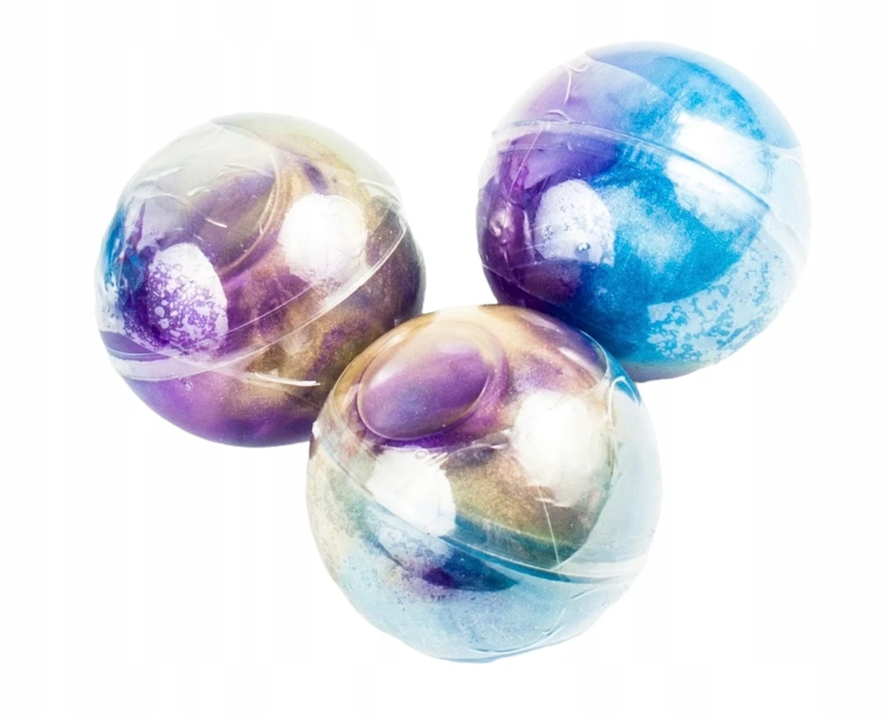 Squishysquishies Perlinė "galaxy" masė "slime" - 3 vnt. jutimo žaislas