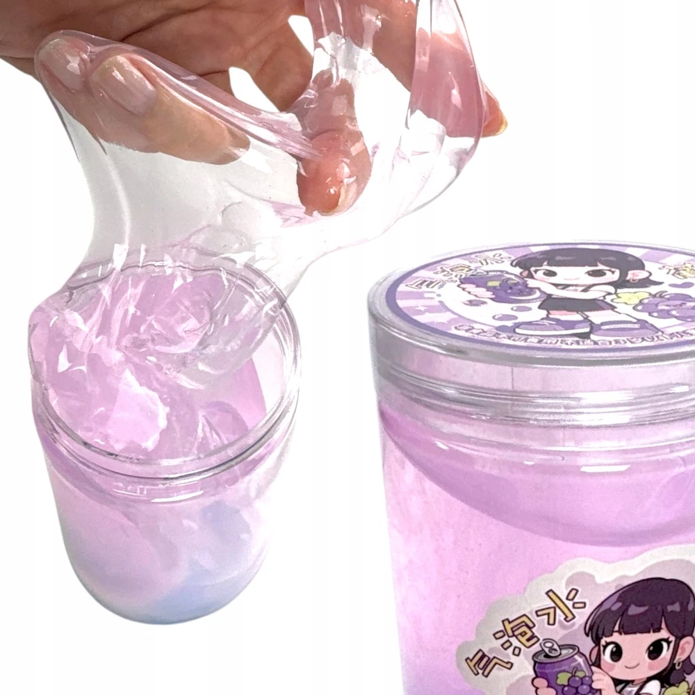 SquishySquishies SLIME 3Pack SPENTED GRAPE KAWAII antistresinis rinkinys iš 3 dalių