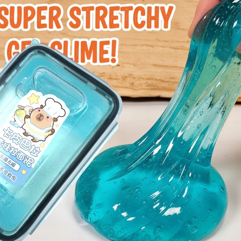 Squishysquishies SLIME KAPIBARA Z POSYPKĄ SENSORYCZNĄ - IS KREATYWNA ZABAWA