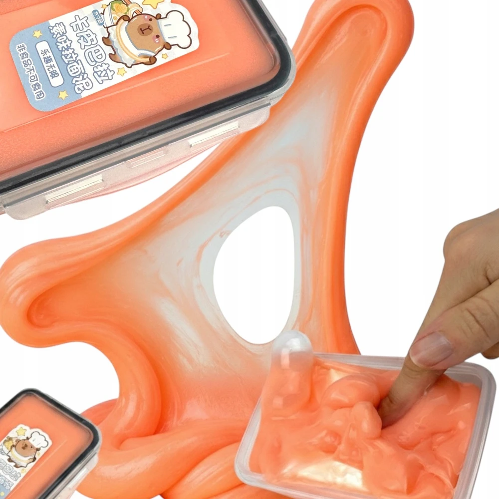 Squishysquishies SLIME KAPIBARA Z POSYPKĄ SENSORYCZNĄ - IS KREATYWNA ZABAWA