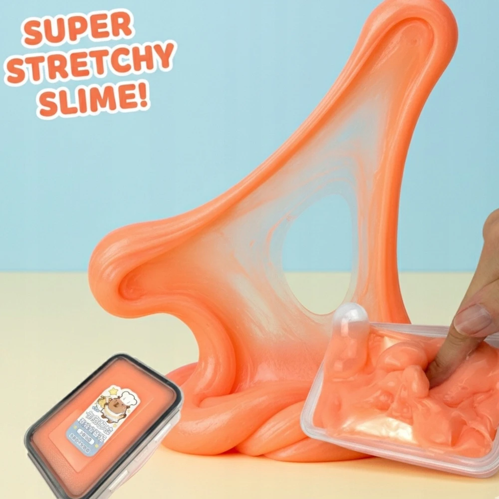 Squishysquishies SLIME KAPIBARA Z POSYPKĄ SENSORYCZNĄ - IS KREATYWNA ZABAWA