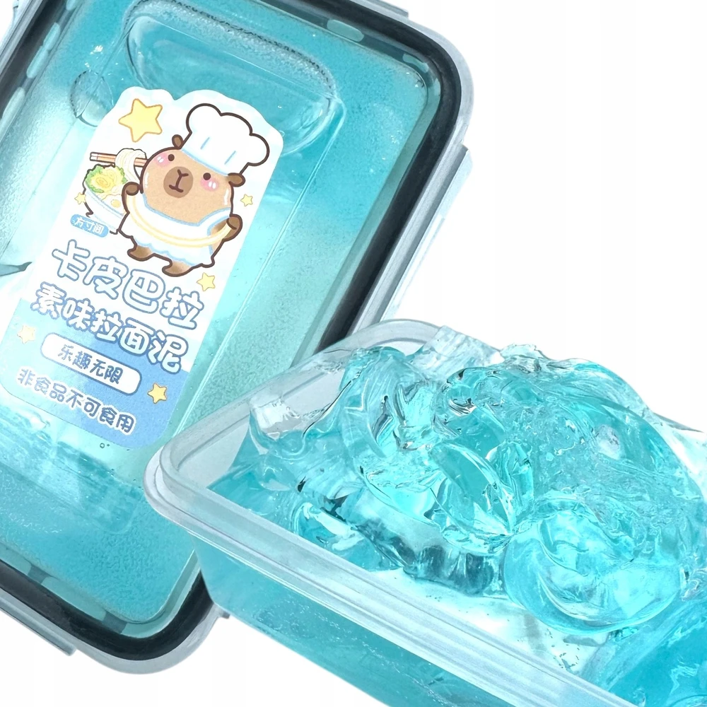 Squishysquishies SLIME KAPIBARA Z POSYPKĄ SENSORYCZNĄ - IS KREATYWNA ZABAWA