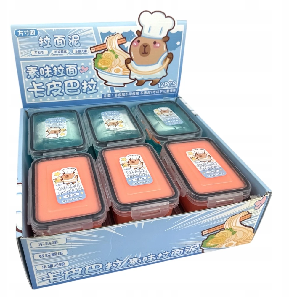 Squishysquishies SLIME KAPIBARA Z POSYPKĄ SENSORYCZNĄ - IS KREATYWNA ZABAWA