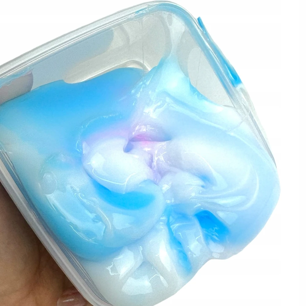 SquishySquishies SLIME plastikinė pasta BLUEBERRY MACARON Sensory