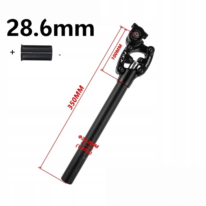 SR Suntour NCX pakabos sėdynės stulpas 27,2*350mm