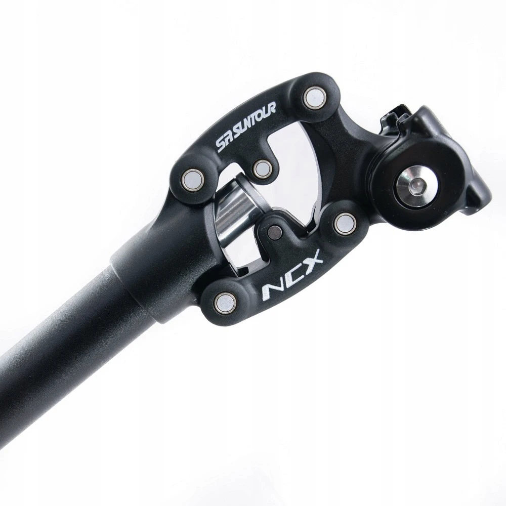 SR Suntour SP25-NCX BLK pakabos sėdynės stulpas (31,6*350mm), aliuminis