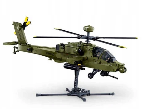 Sraigtasparnis AH-64 Apache 1:35 Blocks Sluban 734 el M38-B1536