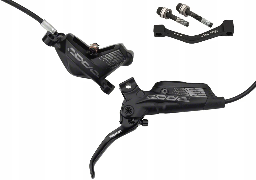 SRAM CODE R priekinis diskinis stabdys 850 svirtis + apkaba + kabelis + adapteris