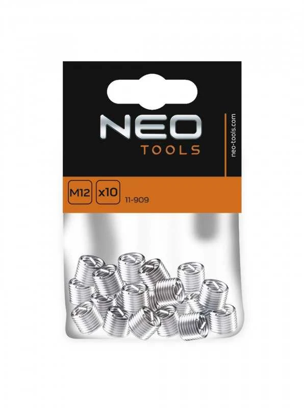 Sriegiklio įdėklai NEO M5, M12 (10 vnt.) – sriegių remontui