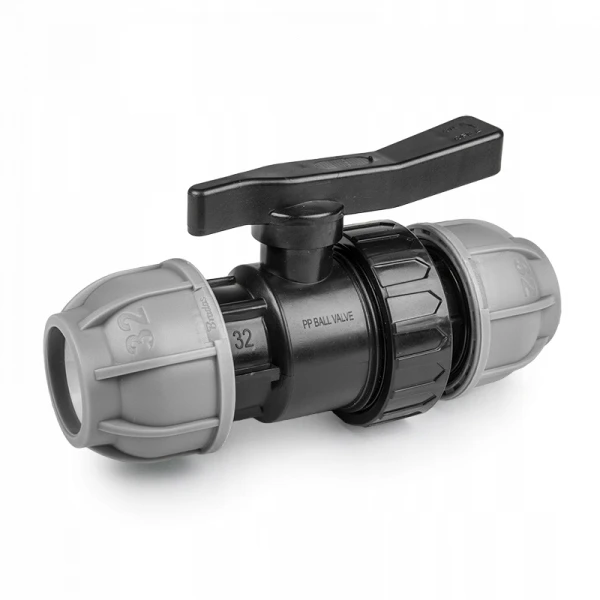 Bradas Srieginis rutulinis vožtuvas PE 25 mm DSRA10V2525