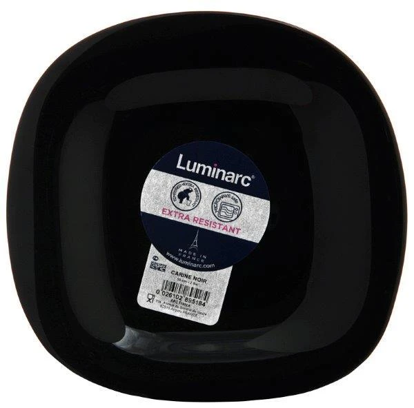 Sriubos lėkštė LUMINARC CARINE, juodos sp., ø 21 cm