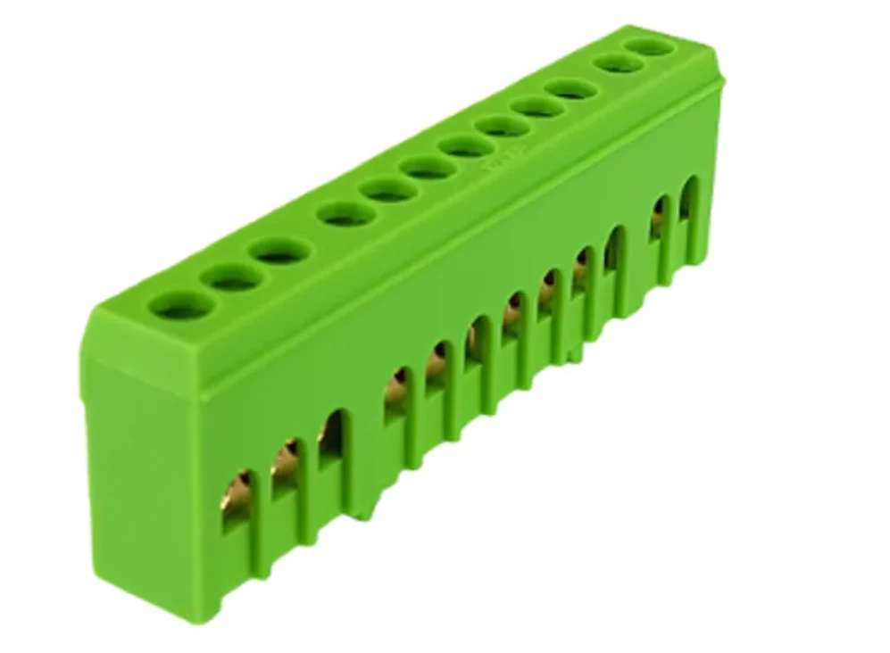 Gnybtas Wago 2202-1207, 2 jungčių 2,5 mm², 24A, gelt./žal.