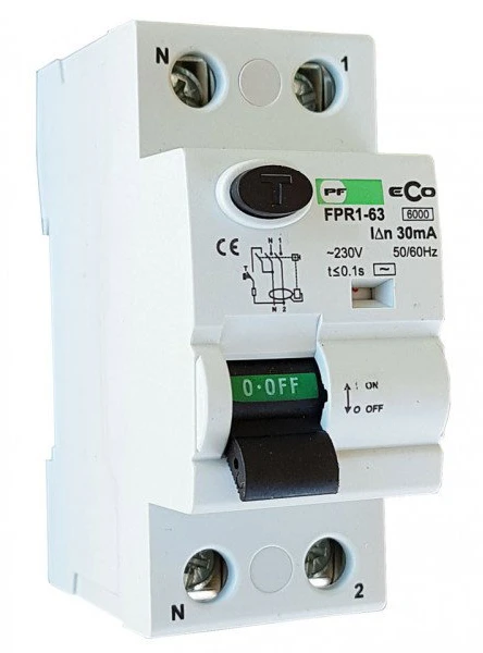 Schneider Electric Srovės nuotėkio relė SCHNEIDER, 1P+N, 16A, 30mA; A9D21616