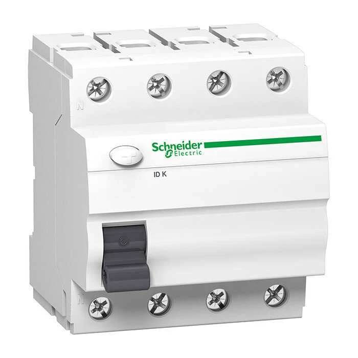 Schneider Electric Schneider Srovės nuotėkio relė Acti 9 (25A; 30mA AC; 4P)