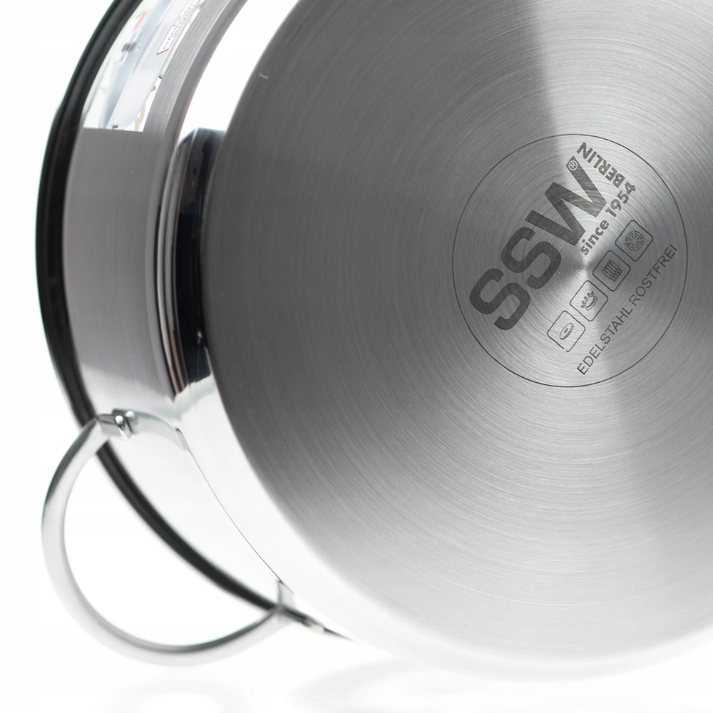 SSW 20 cm 2,9 l plieno puodas su dangčiu