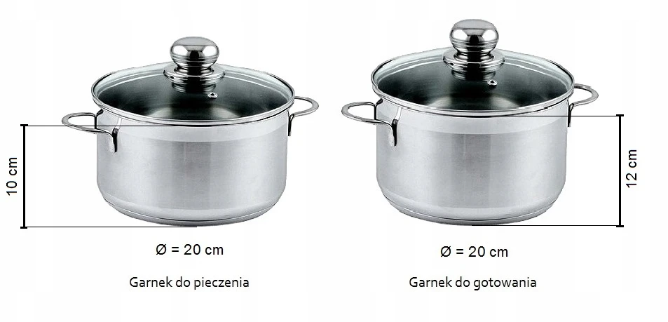SSW 20 cm 2,9 l plieno puodas su dangčiu