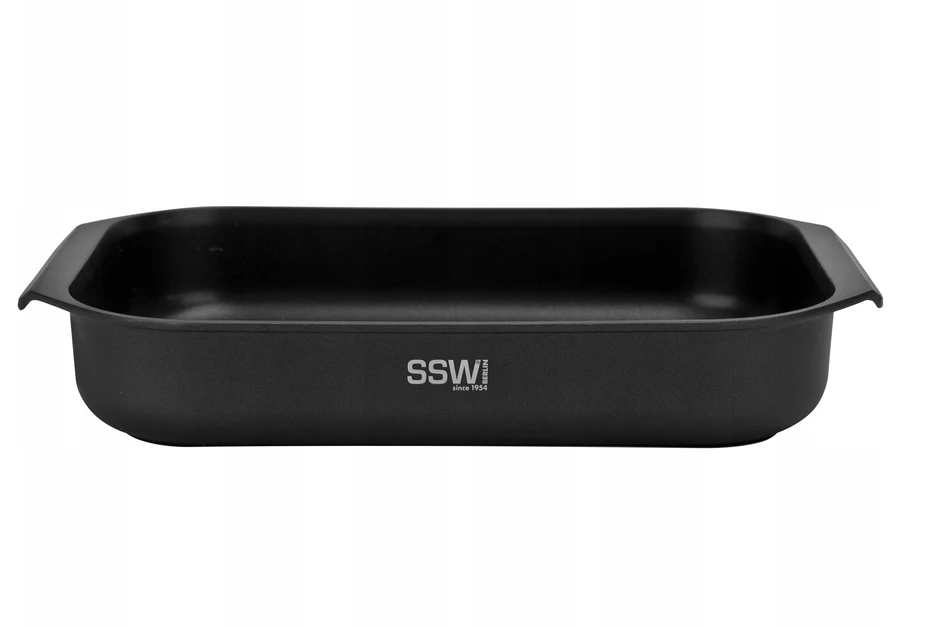 SSW Aliumininė keptuvė 34,5x24,5 cm BBQ CHEF juoda