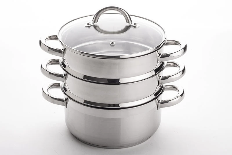 SSW Vitalo garų puodas 4,3 l 24 cm garintuvas su 2 įdėklais