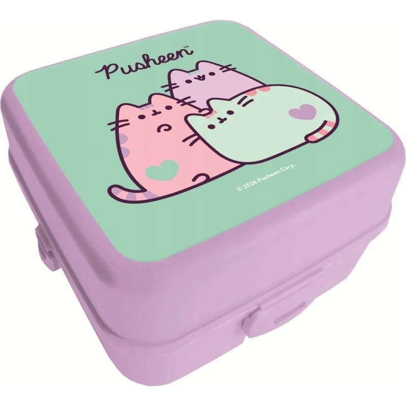 St. Majewski 5 dalių mokyklinis rinkinys: Kuprinė, pieštukinė, maišelis, dėžutė, gertuvė su Pusheen