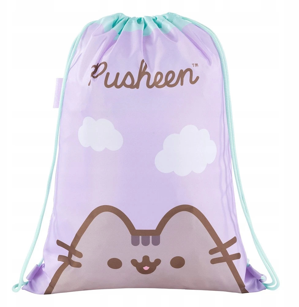St. Majewski 5 dalių mokyklinis rinkinys: Kuprinė, pieštukinė, maišelis, dėžutė, gertuvė su Pusheen