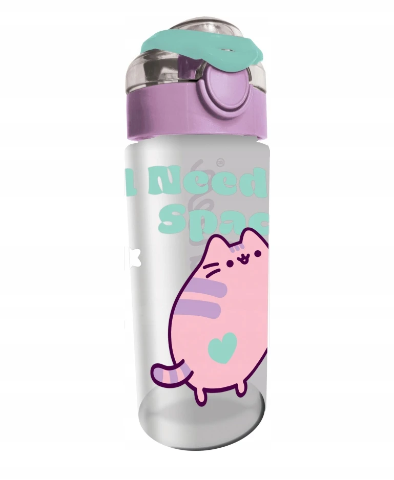 Gertuvė Starpak St. Majewski Bidonas Pusheen 500ml Tritan - Mėlynas su Katytėmis