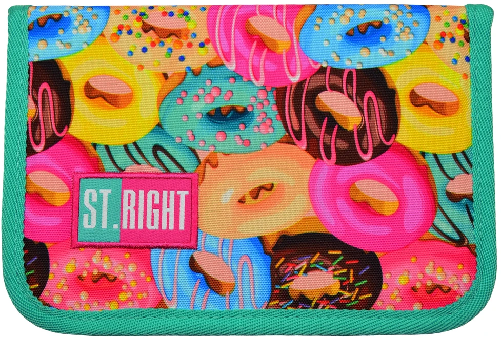 St. Majewski Dėklas mokyklai su "donuts" dizainu, tuščias