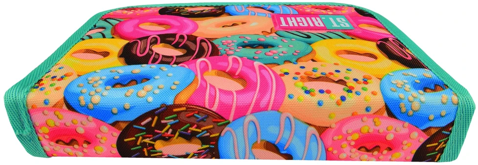 St. Majewski Dėklas mokyklai su "donuts" dizainu, tuščias