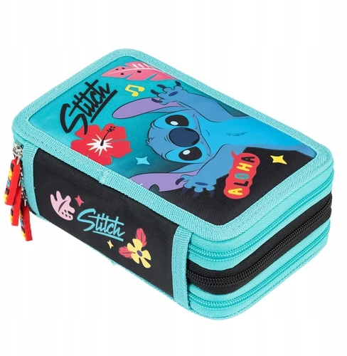 Defort St. Majewski DISNEY LILO & STITCH PIÓRNIK POTRÓJNY Z WYPOSAŻENIEM dla dziewczynki 3619
