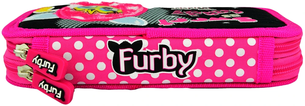 St. Majewski Dvigubas mokyklinis penalas su priedais "furby"