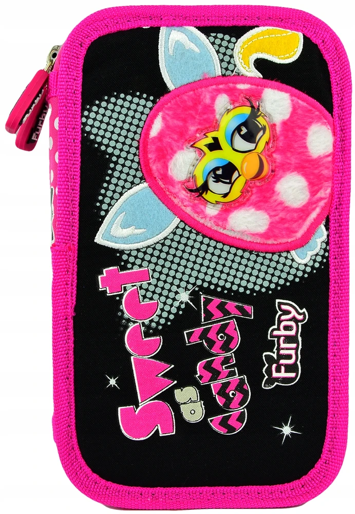 St. Majewski Dvigubas mokyklinis penalas su priedais "furby"