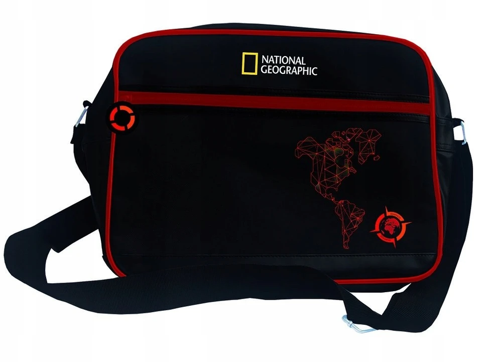 St. Majewski KREPŠYS Didelė NA RAMIE NATIONAL GEOGRAPHIC COMPASS RAUDONA