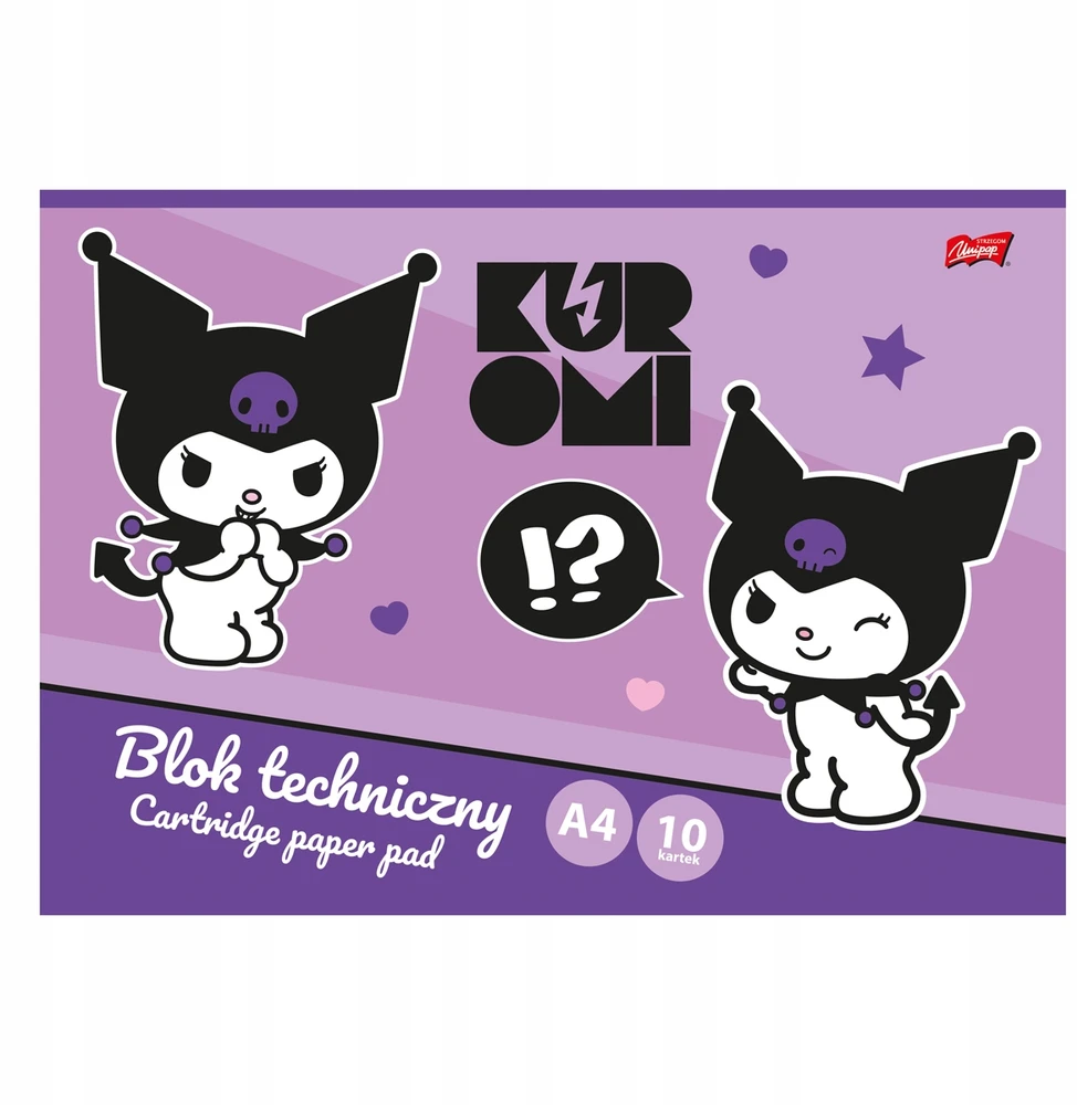 St. Majewski Kuromi mokyklinė kuprinė: 8 sąsiuviniai, dažai, plastelinas, kreidelės