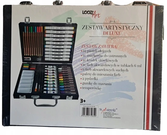St. Majewski Loozz Art Deluxe rinkinys su 53 dailės priemonėmis