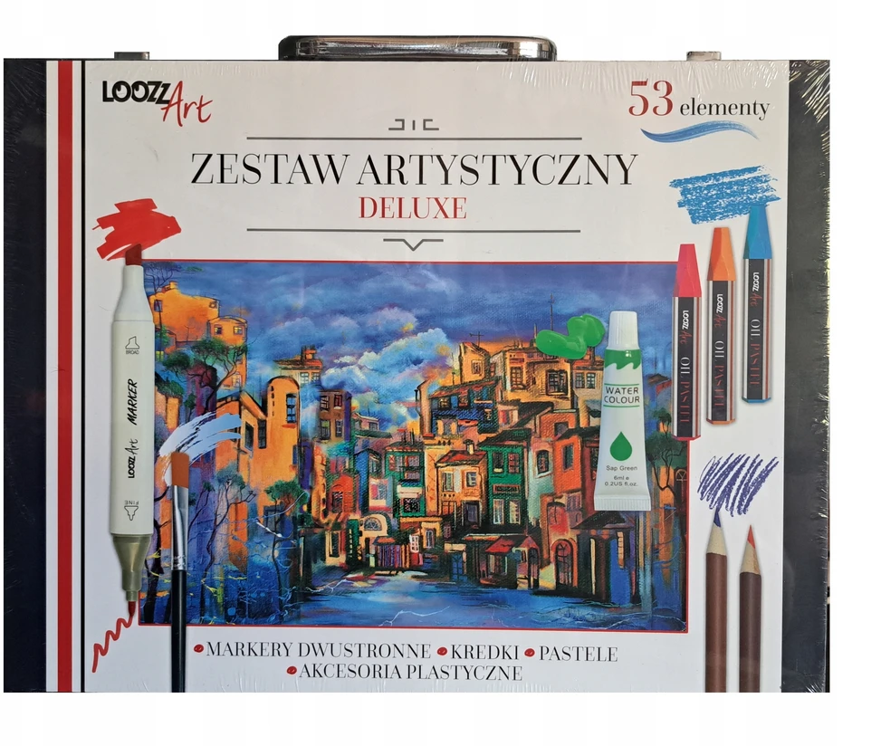 St. Majewski Loozz Art Deluxe rinkinys su 53 dailės priemonėmis