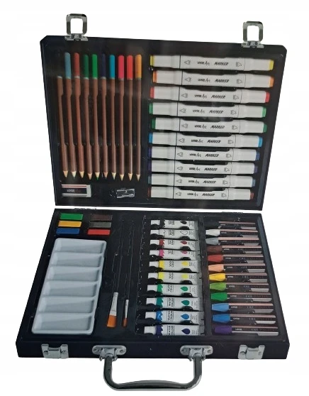 St. Majewski Loozz Art Deluxe rinkinys su 53 dailės priemonėmis
