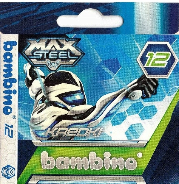 St. Majewski Majewski Max Steel kreidelės, 12 spalvų