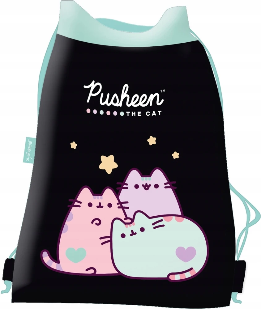 St. Majewski Pusheen Pastelinis vaikiškų batų krepšys