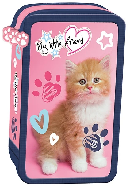 St. Majewski Penalas su priedais St.Majewski Ginger Kitty My Little Friend, rožinis