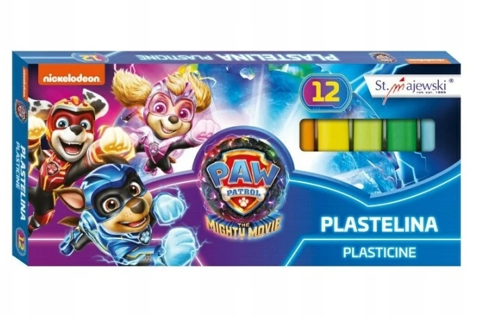 St. Majewski PLASTICINAS PAW PATROL 12 SPALVŲ ŠV. MAJEWSKI