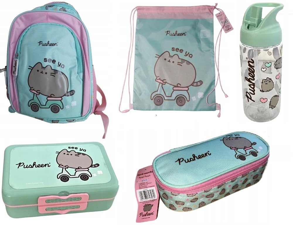 St. Majewski Pusheen maža dėžutė maistui, rožinė