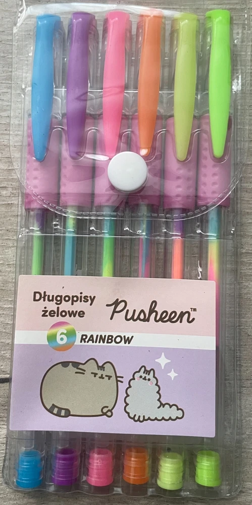 St. Majewski Rašiklis gelinis "pusheen Rainbow" - 6 vnt.