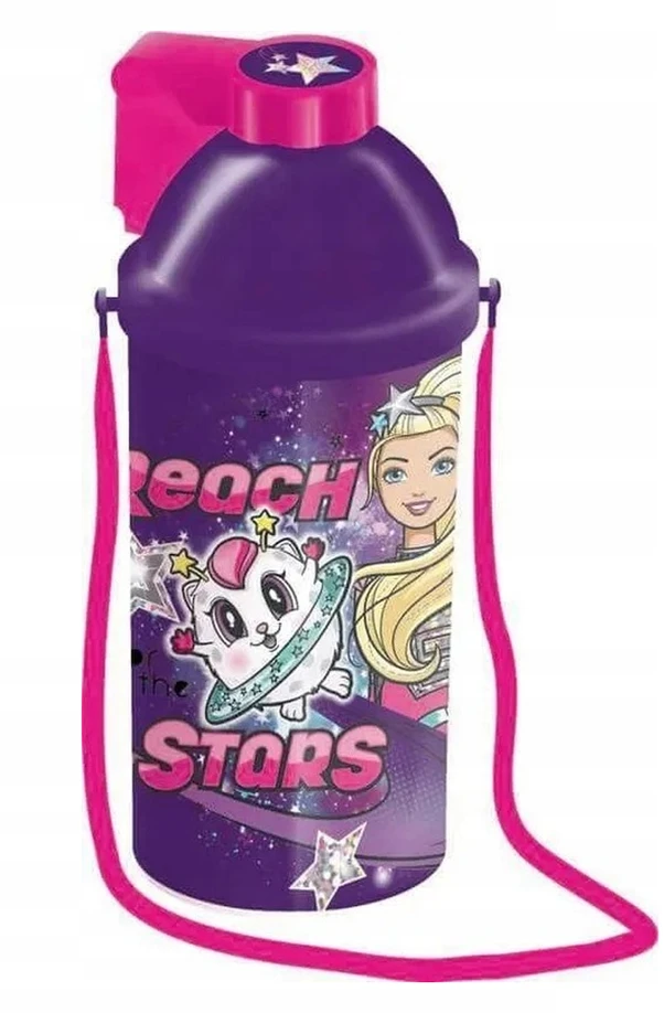 St. Majewski Stilingas Barbie gertuvė 450ml su mygtuku mergaitėms